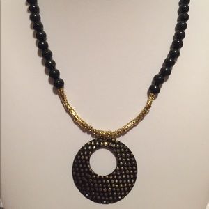 Handmade one of a kind Beaded necklace!
